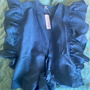 NWT Gameday Couture Summer Tie Front Top